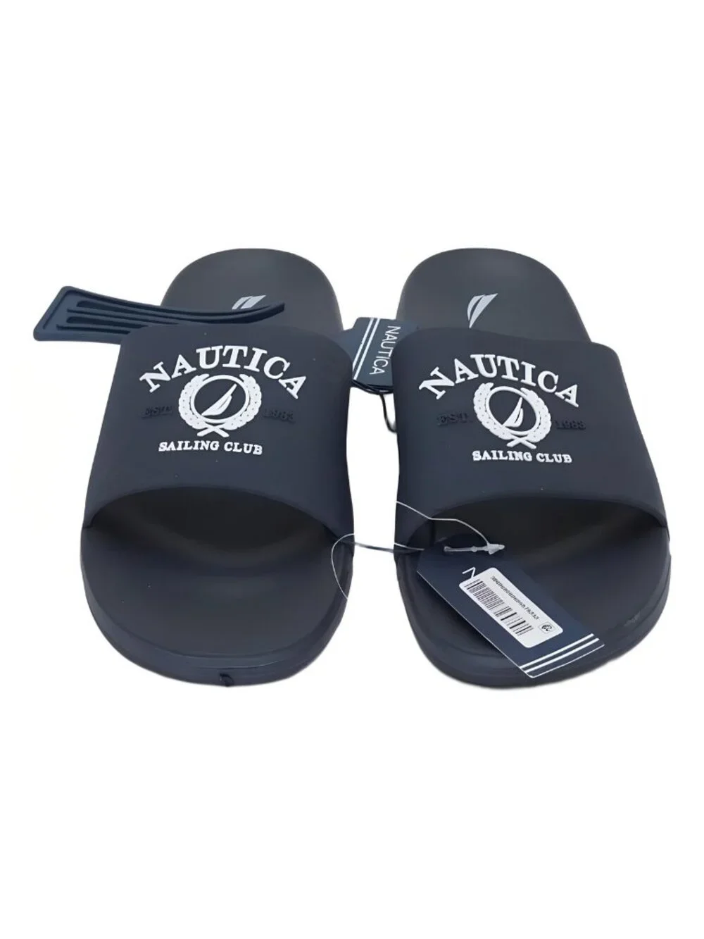 Nautica Porter 3 Pool Slide Men's Sandals Navy White 10M